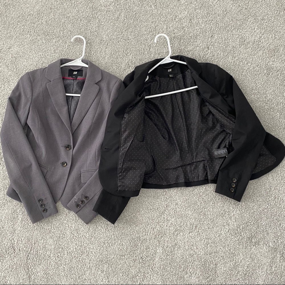 (2) H&M blazers size 2
